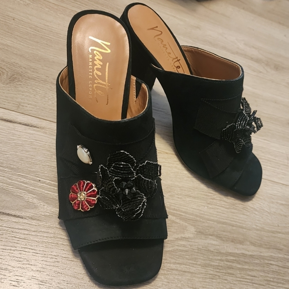 Nanette Lepore Marsha Embellished Heel 8M